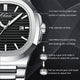 Hudlot - Business Quartz Luminous Stainless Steel WaterProof Men’s Watch