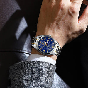 Hudlot - Fashion Luxury Men Watch Waterproof Luminous Date&Week Quartz Watches Business