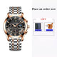 Hudlot - Luxury Quartz Luminous Stainless Steel Men Watches