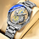 THE WATCH- Men's Clear Cover Quartz Watch Men Stainless Steel Waterproof Watch, Business  Quartz Watch for Men -123